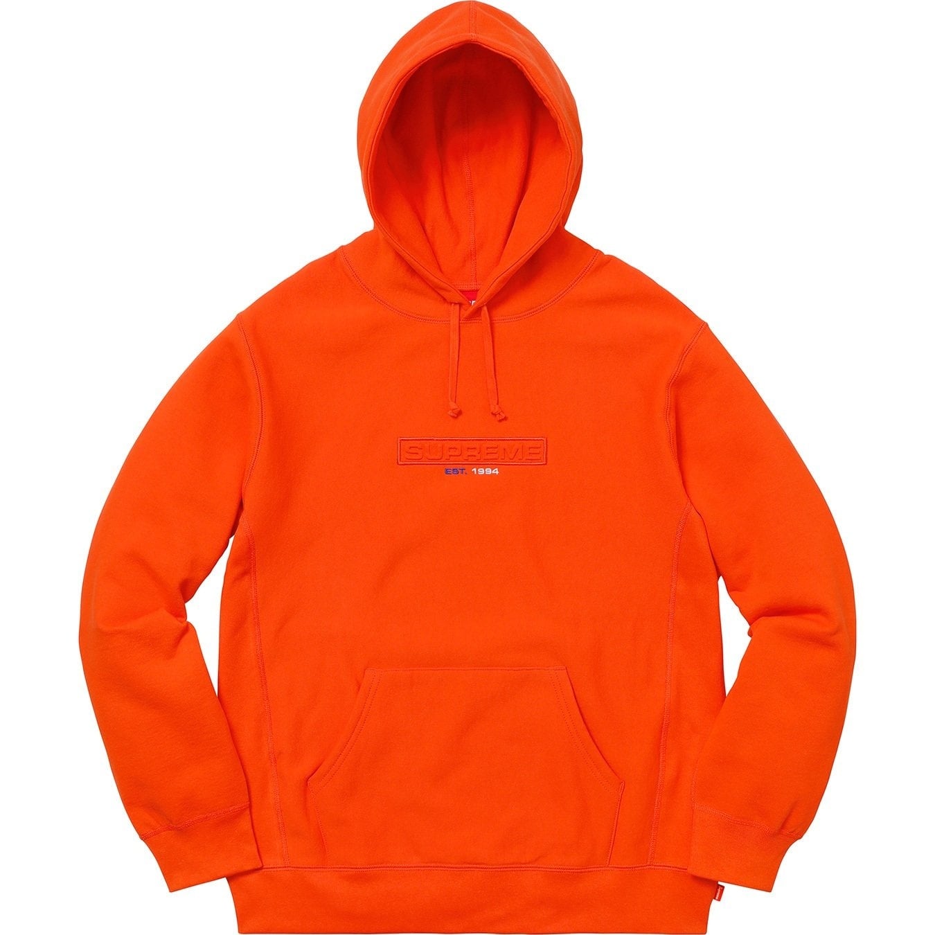 Embossed Logo Hooded Sweatshirt view 4